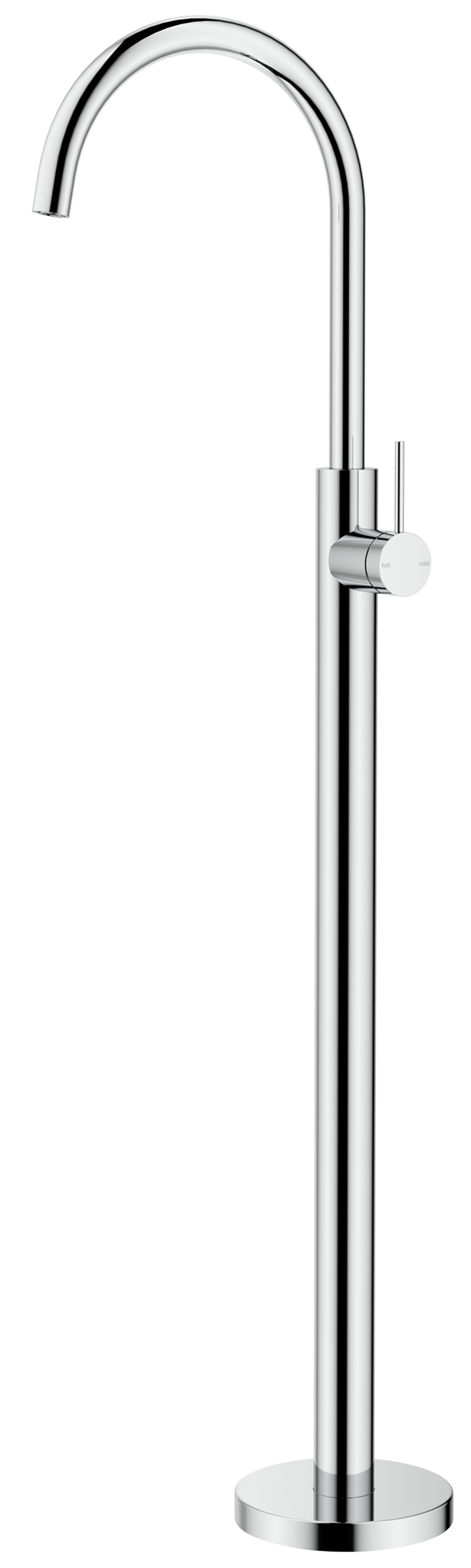 Mica Freestanding Bath Mixer – Chrome