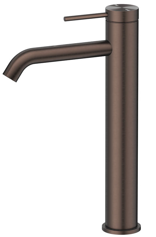 Mica Tall Basin Mixer – Dusk Bronze