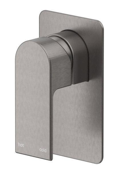 Beki Shower Mixer - Square Plate - TRIM KIT ONLY – Gunmetal