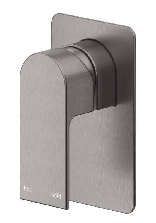 Beki Shower Mixer - Square Plate - TRIM KIT ONLY – Gunmetal