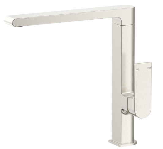 Beki Sink Mixer – Brushed Nickel