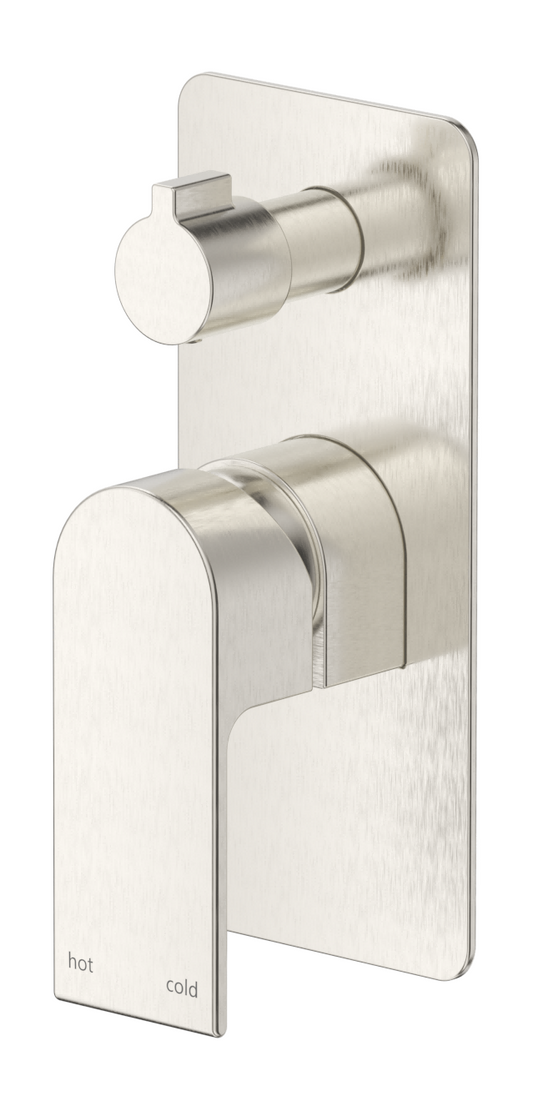 Beki Shower Mixer Diverter - 1P - TRIM KIT ONLY – Brushed Nickel