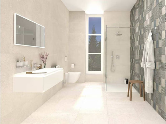 Bottega White P4 59.6x59.6