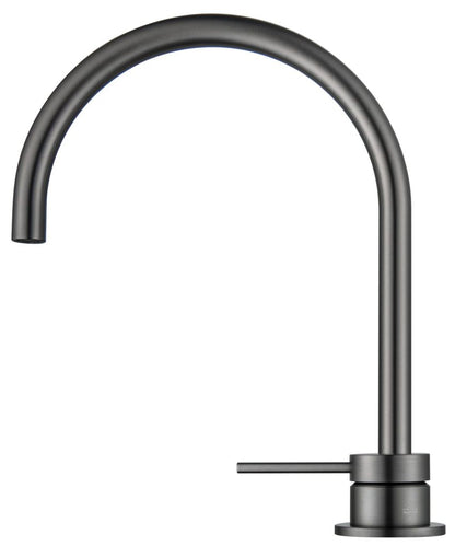 Mica Gooseneck Hob Sink/Basin Mixer Set – Gunmetal