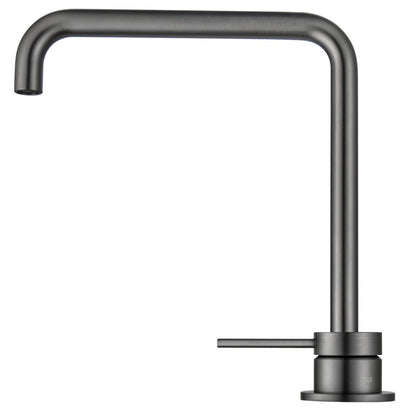 Mica Soft-Square Hob Sink/Basin Mixer Set – Gunmetal