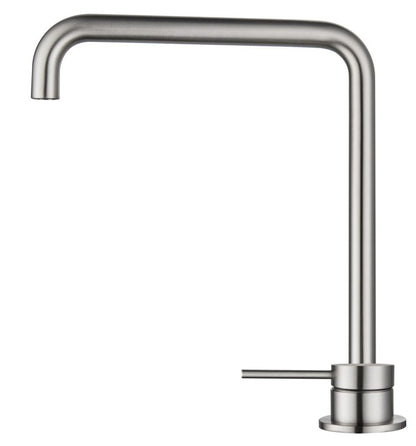 Mica Soft-Square Hob Sink/Basin Mixer Set – Brushed Nickel
