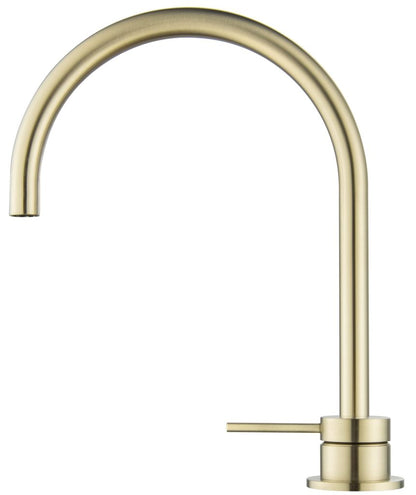 Mica Gooseneck Hob Sink/Basin Mixer Set – French Gold