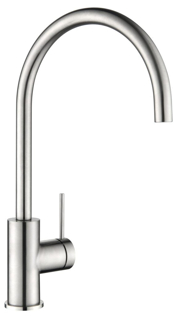 Mica Gooseneck Sink Mixer – Brushed Nickel