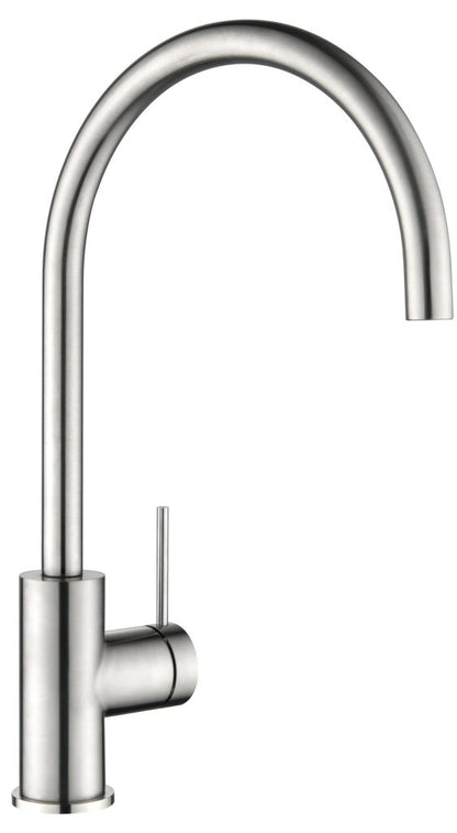 Mica Gooseneck Sink Mixer – Brushed Nickel