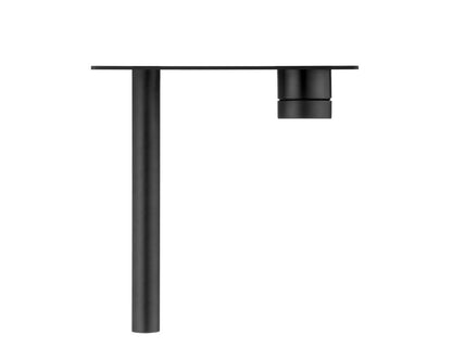 Mica Wall-Spout Combo - Straight Spout - 1P - TRIM KIT ONLY – Black