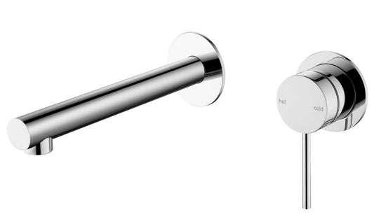 Mica Wall-Spout Combo - Straight Spout - 2P - TRIM KIT ONLY – Chrome