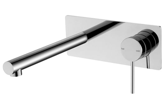 Mica Wall-Spout Combo - Straight Spout - 1P - TRIM KIT ONLY – Chrome
