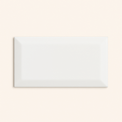 Cove Bevelled White Matt 7.5x15