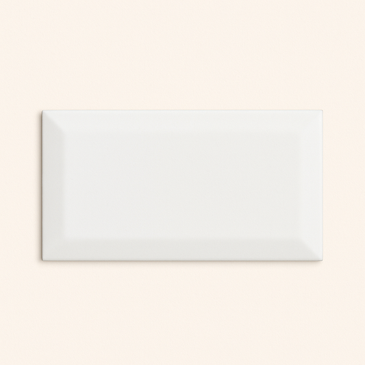 Cove Bevelled White Matt 7.5x15