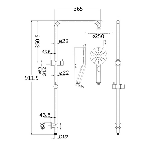 Mica 3-Way Filter Sink Mixer – Chrome