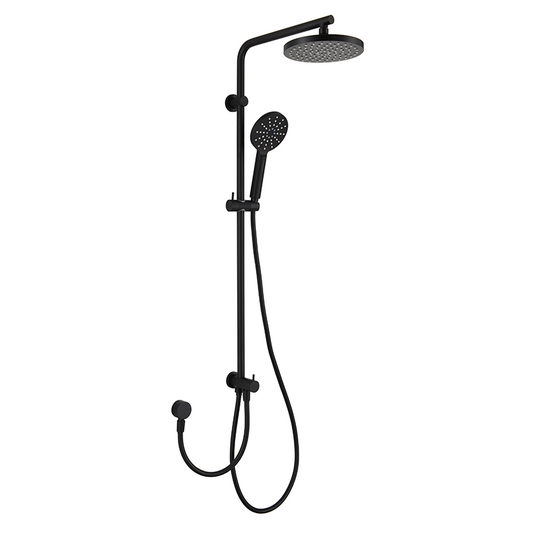 Mica Dual Shower Rail - RetroFit – Black