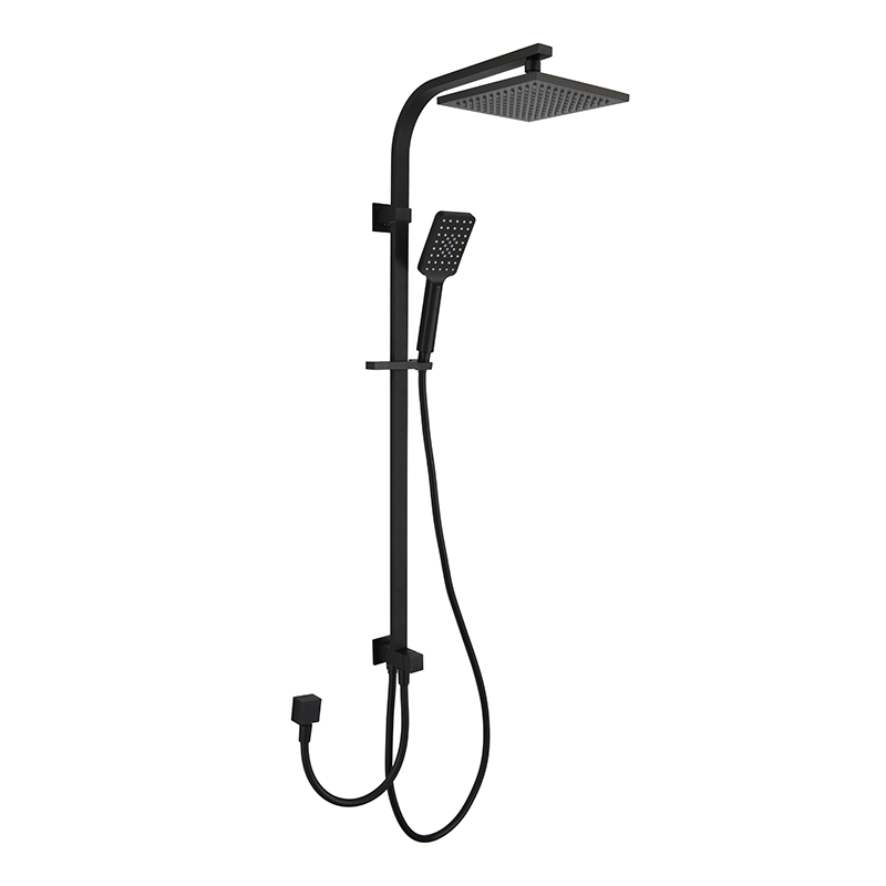 Deko Dual Shower Rail - RetroFit – Black