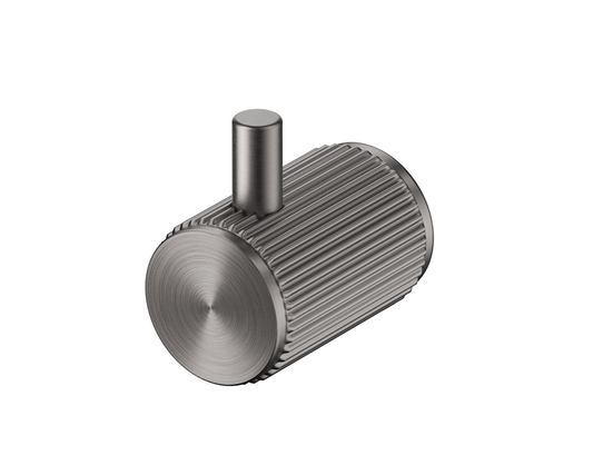 Mica Fluted Robe Hook – Gunmetal