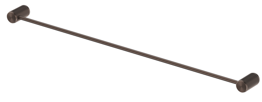 Mica Fluted Single Towel Rail – Dusk Bronze
