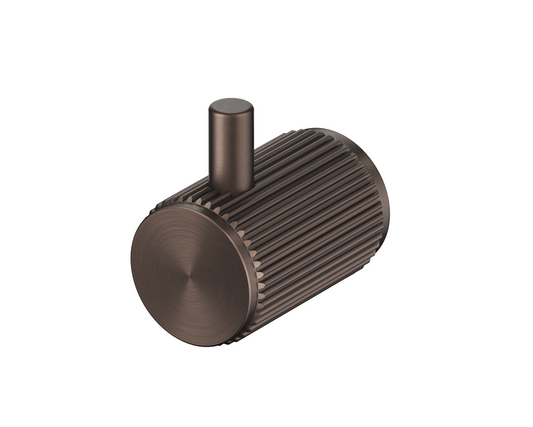 Mica Fluted Robe Hook – Dusk Bronze