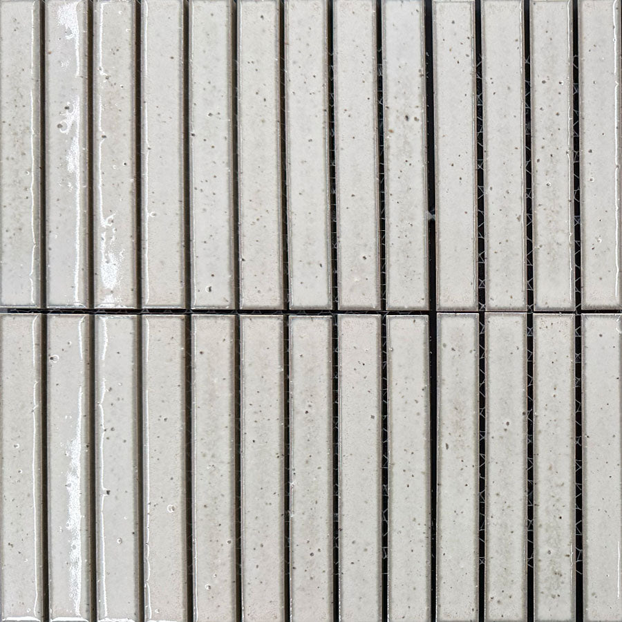 Akari Finger Mosaic Linen Gloss 30x30 2x14.5