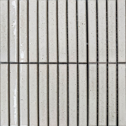 Akari Finger Mosaic Linen Gloss 30x30 2x14.5