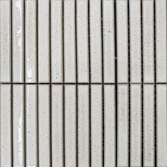 Akari Finger Mosaic Linen Gloss 30x30 2x14.5