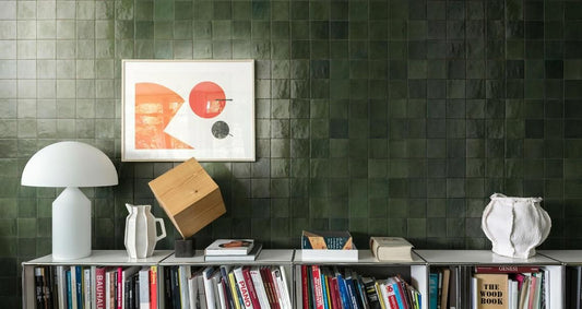 Zellige Forrest Green Gloss 10x10