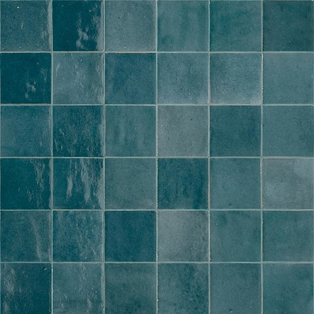 Zellige Deep Teal Gloss 10x10