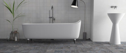 Zellige Chalk White Gloss 10x10