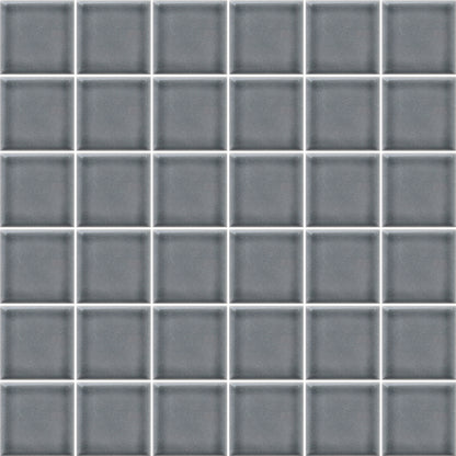 Cotto Pool Mosaics Grey Gloss 4.7X4.7