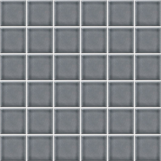 Cotto Pool Mosaics Grey Gloss 4.7X4.7