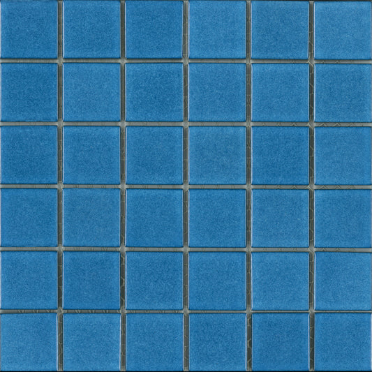 Cotto Pool Mosaics Gloss Light Cobolt Blue 4.7X4.7
