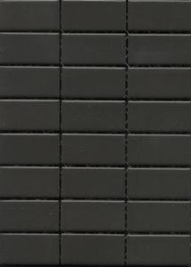Cotto Palatino Mosaics Gloss Metal Charcoal 2.3X4.8