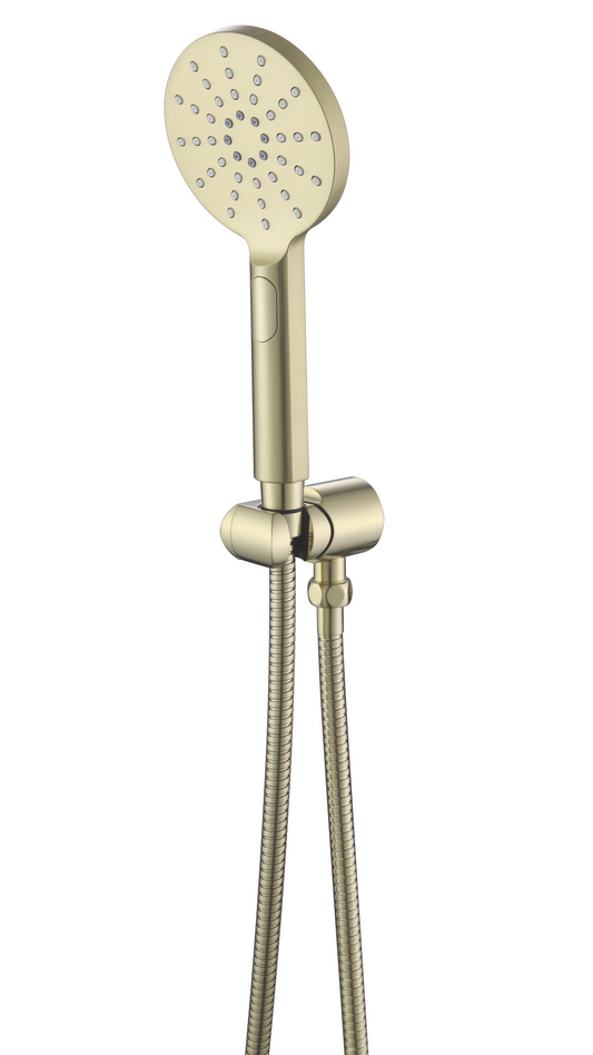 Mica Wide Hand Shower – French Gold