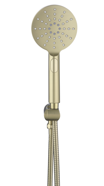 Mica Wide Hand Shower – French Gold