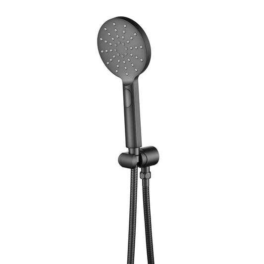 Mica Wide Hand Shower – Gunmetal