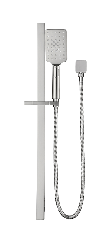 Cresta Single Shower Rail – Brushed Nickel