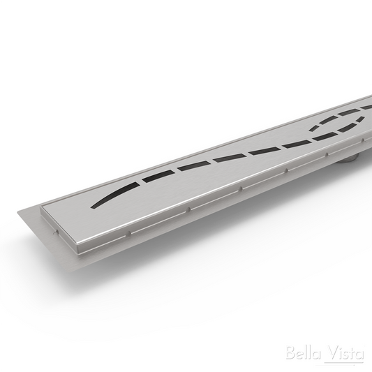 Zenon Shower Grate 900 – Stainless Steel