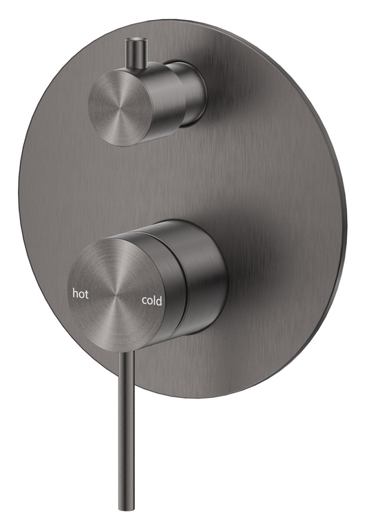 Mica Shower Mixer Diverter - 1P - TRIM KIT ONLY – Gunmetal