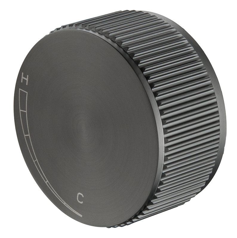 Mica Fluted Progressive Shower Mixer – Gunmetal