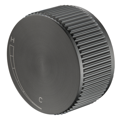 Mica Fluted Progressive Shower Mixer – Gunmetal
