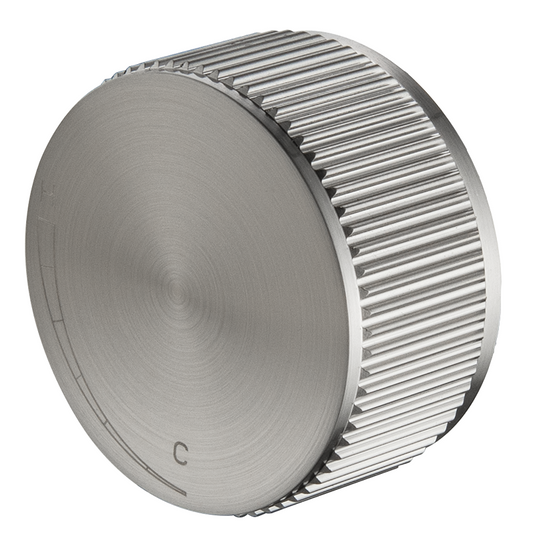 Mica Fluted Progressive Shower Mixer – Brushed Nickel