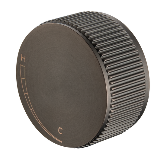 Mica Fluted Progressive Shower Mixer – Dusk Bronze