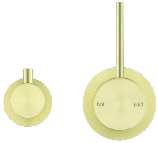 Mica Shower Mixer Diverter - Sideways Reverse - TRIM KIT ONLY – French Gold
