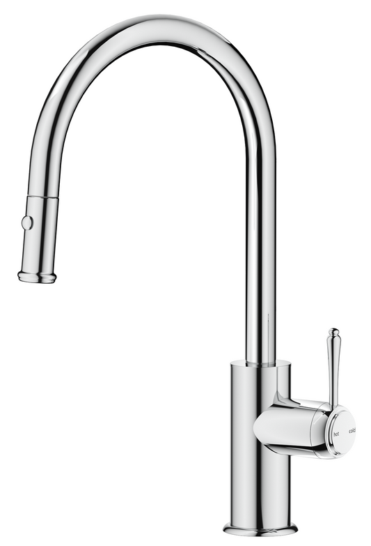 Mica Heritage Pull-Out Sink Mixer – Chrome