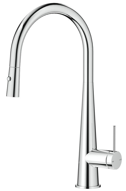 Mica Pull-Out Cone Sink Mixer – Chrome