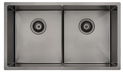 Luminare Sink 760 x 440mm - Double Bowl – Gunmetal