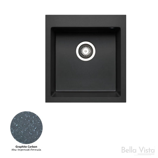 Pradus Sink 460 x 500mm - Graphite Carbon