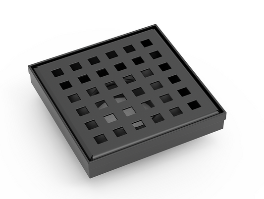 Builders Shower Grate - Mini - Multiple Colours – Black